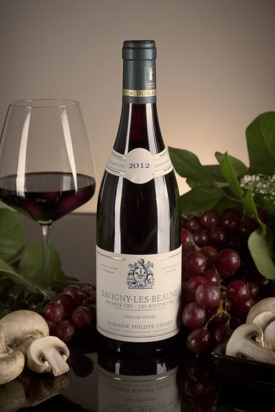 French Red Burgundy Wine, Domaine Philippe Girard 2012 Savigny-les-Beaune Premier Cru Les Rouvrettes