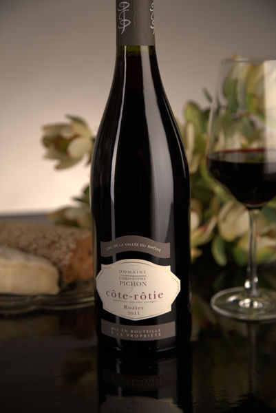 French Red Rhone Wine, Domaine Christophe Pichon 2011 Côte-Rôtie Rozier