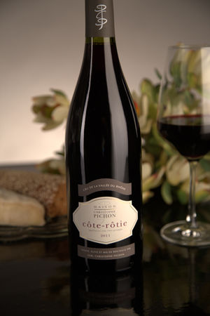 French Red Rhone Wine, Domaine Christophe Pichon 2011 Côte-Rôtie