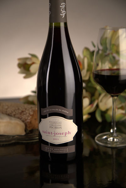 French Red Rhone Wine, Domaine Christophe Pichon 2011 Saint-Joseph