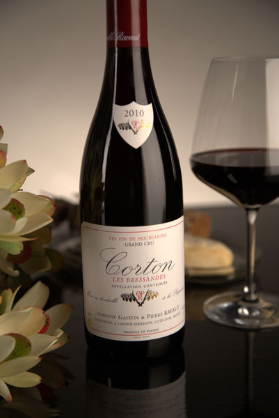 French Red Burgundy Wine, Domaine Gaston & Pierre Ravaut 2010 Corton Bressandes