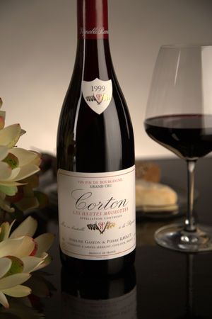 French Red Burgundy Wine, Domaine Gaston & Pierre Ravaut 1999 Corton Hautes Mourottes