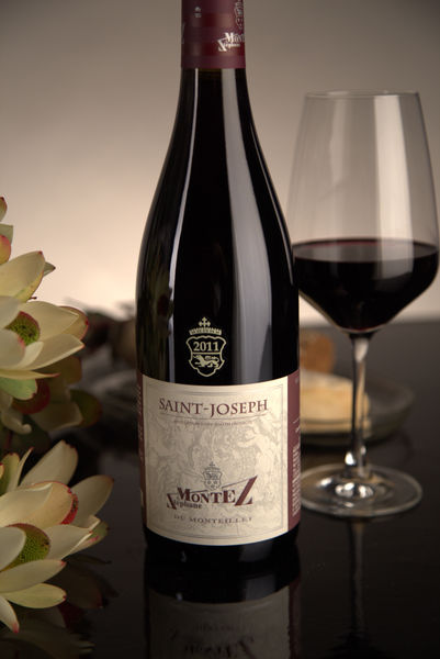 French Red Rhone Wine, Domaine du Monteillet 2011 Saint-Joseph