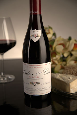French Red Burgundy Wine, Domaine Gaston & Pierre Ravaut 2010 Ladoix Premier Cru La Corvée