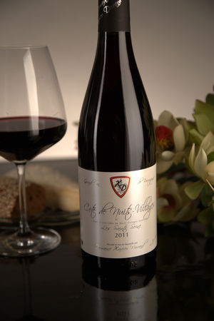 French Red Burgundy Wine, Domaine Xavier Durand 2011 Côte de Nuits Villages