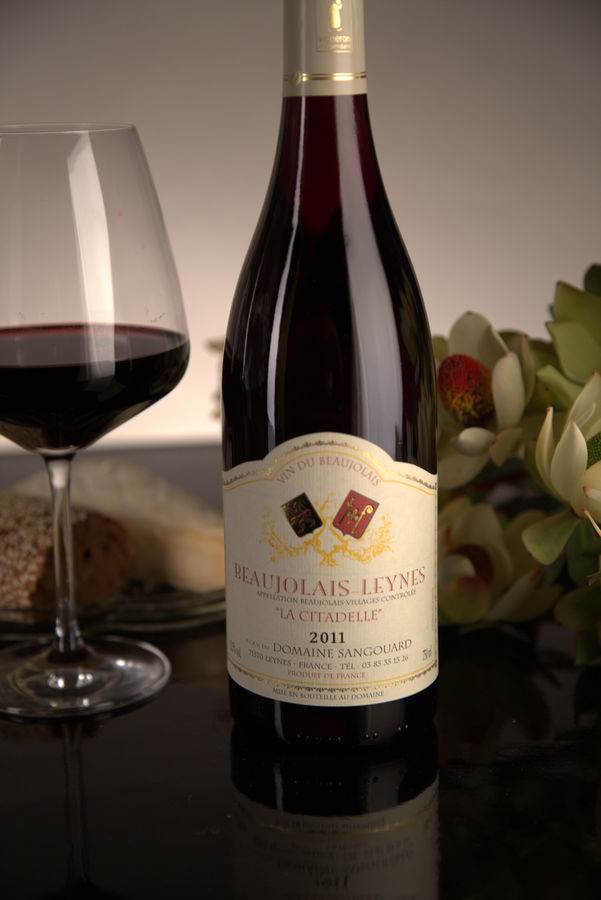 French Red Beaujolais Wine, Domaine Sangouard 2011 Beaujolais-Villages La Citadelle