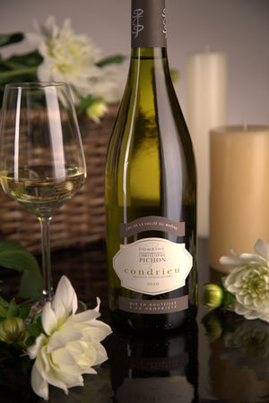 French White Rhone Wine, Domaine Christophe Pichon 2010 Condrieu