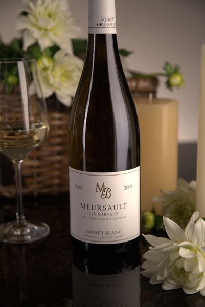 French White Burgundy Wine, Maison Morey-Blanc 2009 Meursault Les Narvaux
