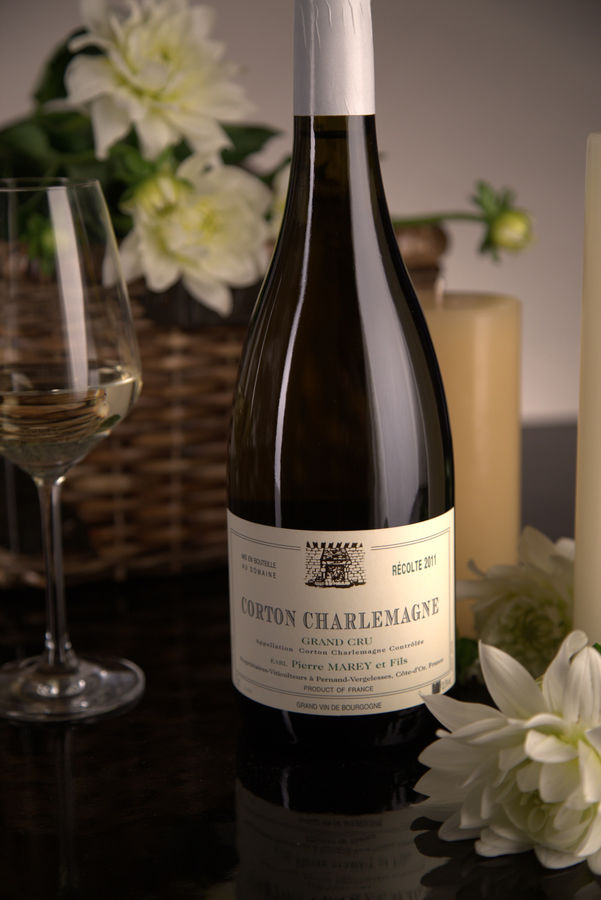 French White Burgundy Wine, Domaine Pierre Marey et Fils 2011 Corton-Charlemagne