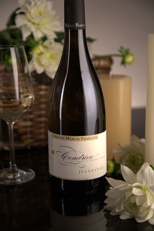 French White Rhone Wine, Domaine François Merlin 2011 Condrieu Cuvée Jeanraude