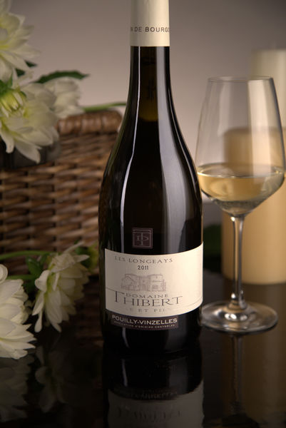 French White Burgundy Wine, Domaine Thibert Père et Fils 2011 Pouilly-Vinzelles Les Longeays