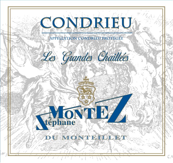 French White Rhone Wine, Domaine du Monteillet 2011 Condrieu Les Grandes Chaillées