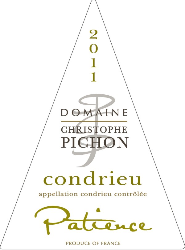 French White Rhone Wine, Domaine Christophe Pichon 2011 Condrieu Patience