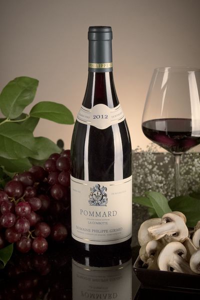 French Red Burgundy Wine, Domaine Philippe Girard 2012 Pommard La Combotte