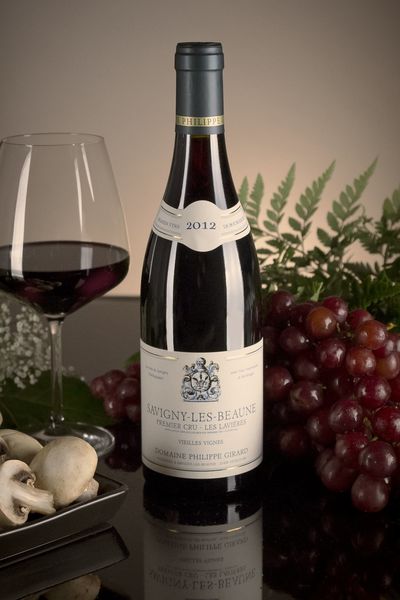 French Red Burgundy Wine, Domaine Philippe Girard 2012 Savigny-les-Beaune Premier Cru Les Lavières