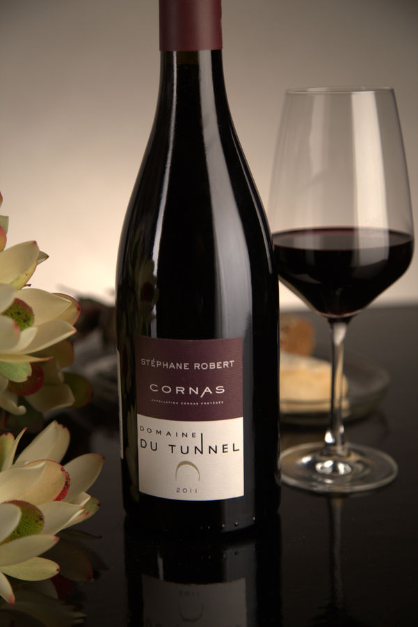 French Red Rhone Wine, Domaine du Tunnel 2011 Cornas