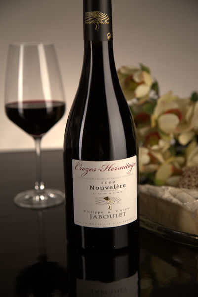 French Red Rhone Wine, Domaine Philippe & Vincent Jaboulet 2009 Crozes-Hermitage Nouvelère