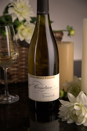 French White Rhone Wine, Domaine François Merlin 2011 Condrieu Terroirs