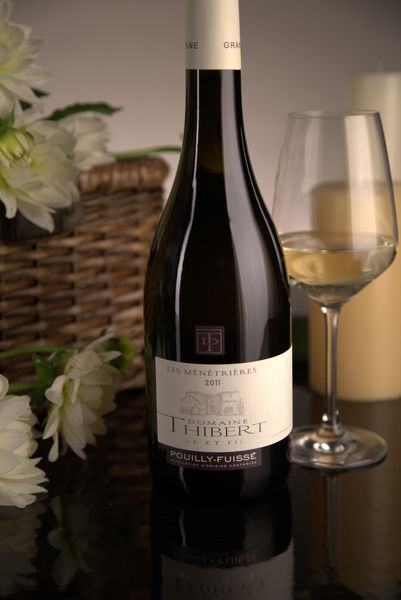 French White Burgundy Wine, Domaine Thibert Père et Fils 2011 Pouilly-Fuissé Les Ménétrières