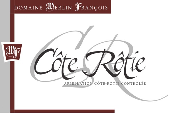 French Red Rhone Wine, Domaine François Merlin 2012 Côte-Rôtie