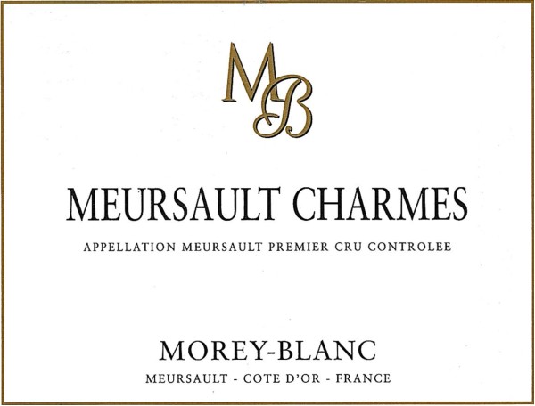 French White Burgundy Wine, Maison Morey-Blanc 2009 Meursault Premier Cru Charmes