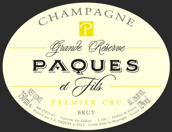 French Champagne, Champagne Paques et Fils Champagne Grande Réserve