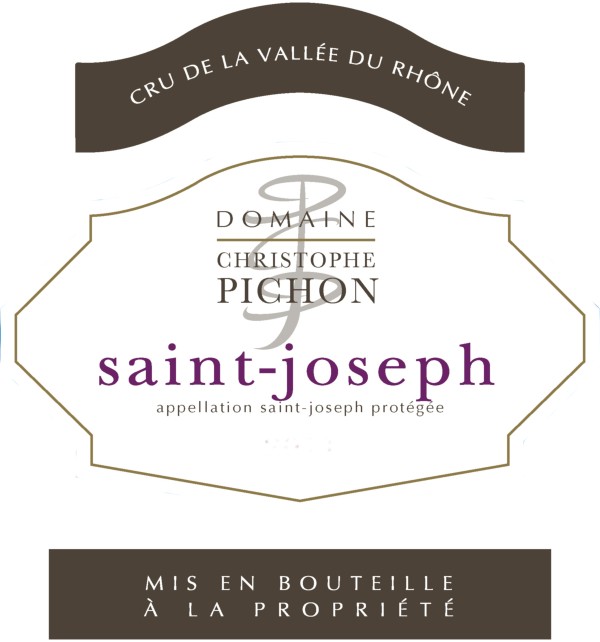 French Red Rhone Wine, Domaine Christophe Pichon 2011 Saint-Joseph